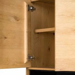 Studio Copenhagen Buffet haut Flox - Placage en bois véritable / Métal -Chêne / Noir -loftscape Boutique 1000218128 210901 08134700016 DETAILS P000000001000218128