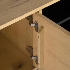 Studio Copenhagen Meuble TV Flox II - Placage en bois véritable / Métal -Chêne / Noir 22 Studio Copenhagen Meuble TV Flox II - Placage en bois véritable / Métal -Chêne / Noir -loftscape Boutique 1000218134 210720 12054000008 DETAILS P000000001000218134