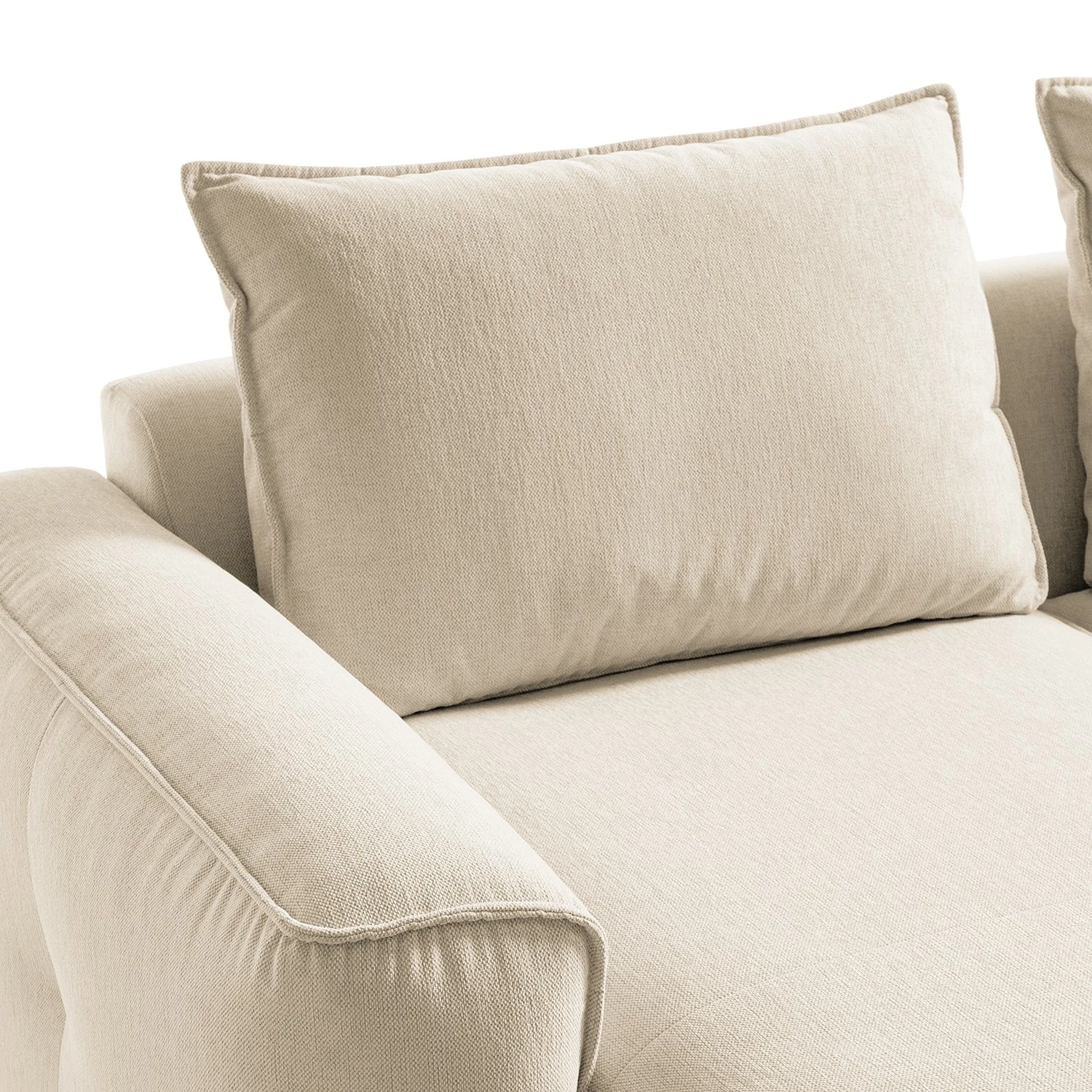 Studio Copenhagen Canapé d’angle Buckley II - Tissu Saia: Beige - Méridienne courte à gauche (vue de face) 19 Studio Copenhagen Canapé d’angle Buckley II - Tissu Saia: Beige - Méridienne courte à gauche (vue de face) – Image 17