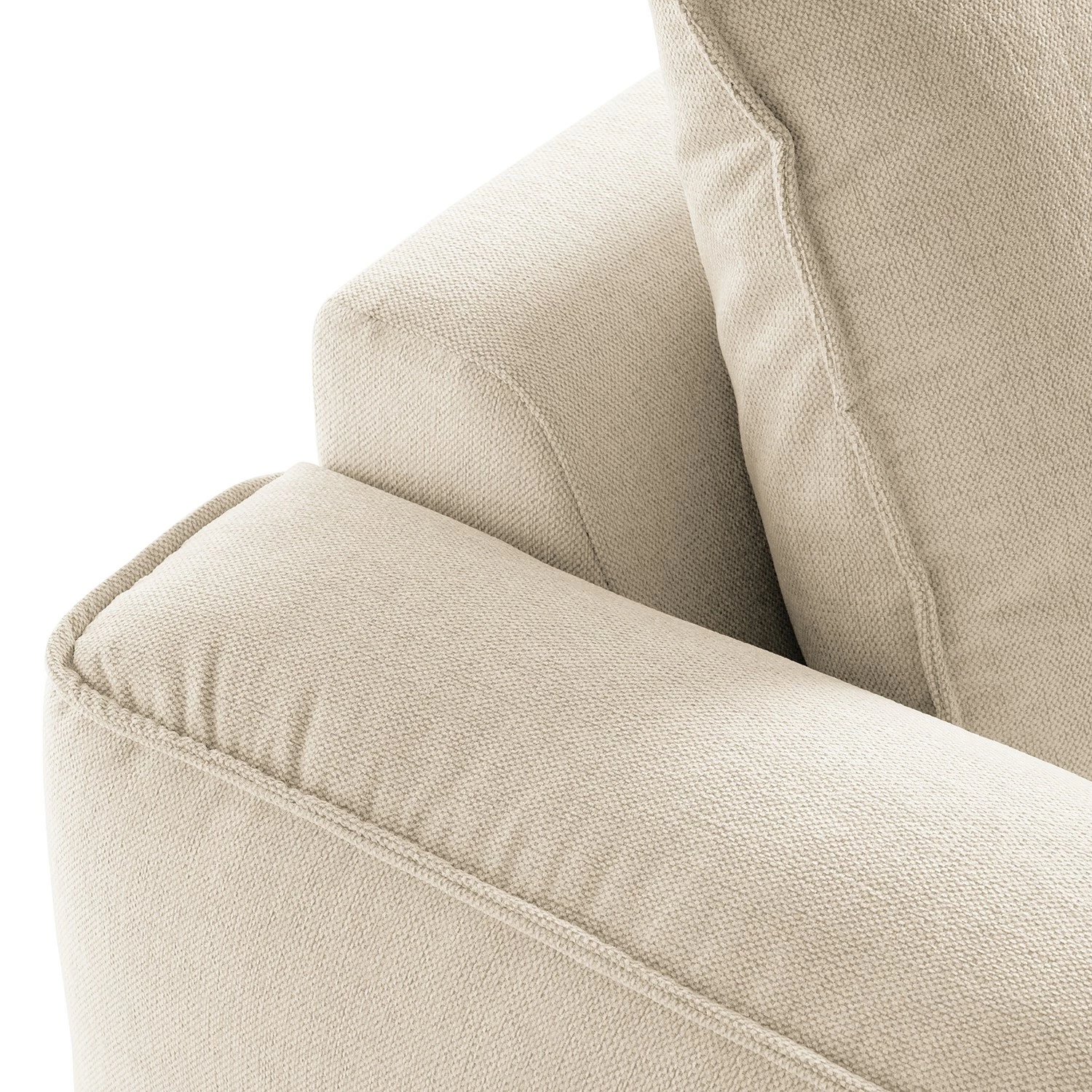 Studio Copenhagen Canapé d’angle Buckley II - Tissu Saia: Beige - Méridienne courte à gauche (vue de face) 20 Studio Copenhagen Canapé d’angle Buckley II - Tissu Saia: Beige - Méridienne courte à gauche (vue de face) – Image 18