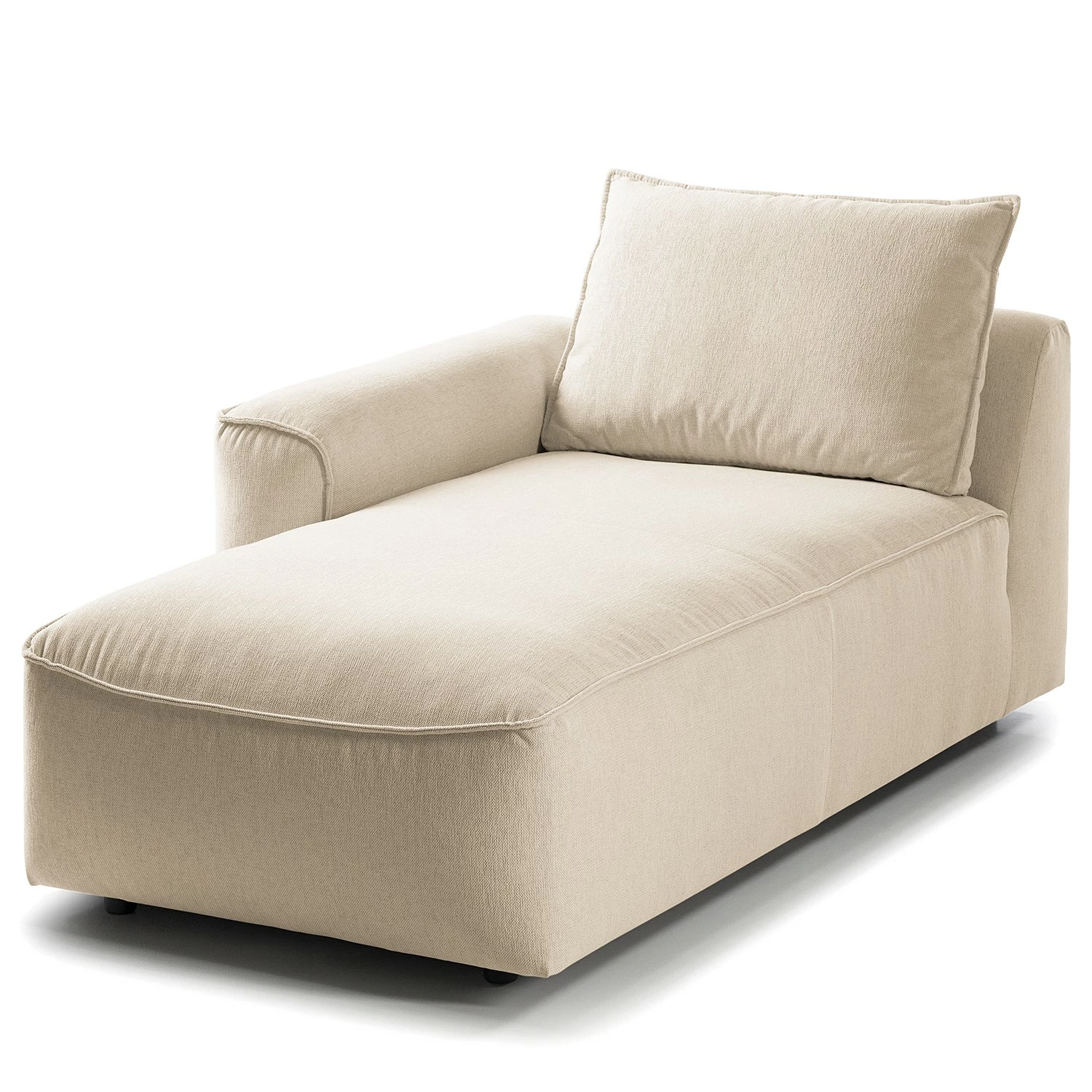 Studio Copenhagen Canapé d’angle Buckley II - Tissu Saia: Beige - Méridienne courte à gauche (vue de face) 23 Studio Copenhagen Canapé d’angle Buckley II - Tissu Saia: Beige - Méridienne courte à gauche (vue de face) – Image 21