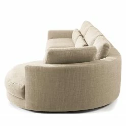 Studio Copenhagen Canapé d’angle Willows II - Tissu Amila: Beige - Méridienne longue à droite (vue de face) -loftscape Boutique 1000218193 201215 18325600130 DETAILS P000000001000218193