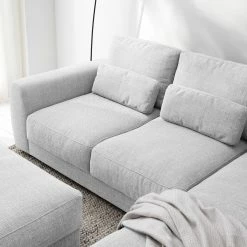 Studio Copenhagen Canapé d’angle Willows III - Tissu Amila: Gris clair - Méridienne courte à droite (vue de face) 31 Studio Copenhagen Canapé d’angle Willows III - Tissu Amila: Gris clair - Méridienne courte à droite (vue de face) -loftscape Boutique 1000218223 210127 14550400426 DETAILS P000000001000218223