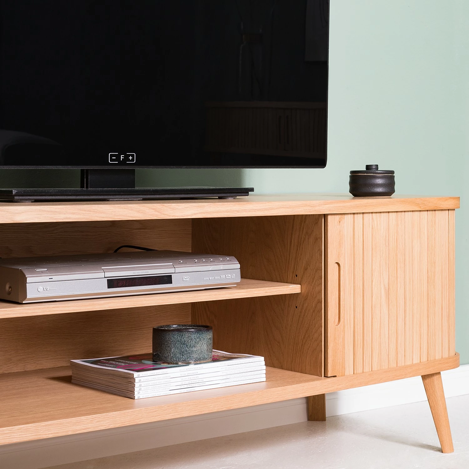 Mørteens Meuble TV Hanck - Partiellement en chêne massif 12 Mørteens Meuble TV Hanck - Partiellement en chêne massif – Image 10