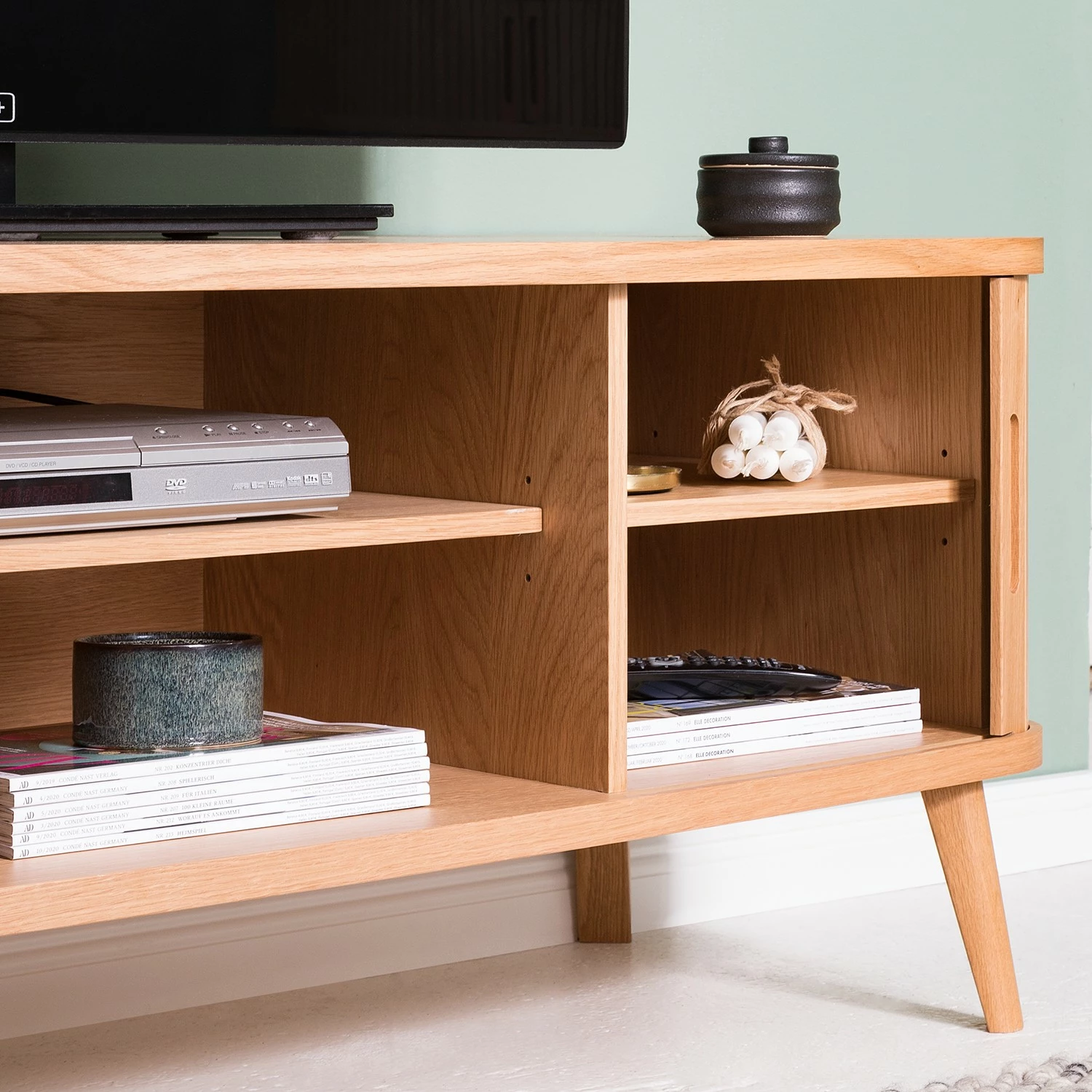 Mørteens Meuble TV Hanck - Partiellement en chêne massif 14 Mørteens Meuble TV Hanck - Partiellement en chêne massif – Image 12