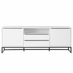 Fredriks Meuble TV White Hall I - Blanc mat / Noir -loftscape Boutique 1000218366 210311 10575000002 DETAILS P000000001000218366
