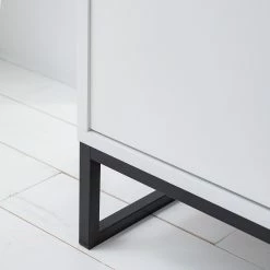 Fredriks Meuble TV White Hall I - Blanc mat / Noir -loftscape Boutique 1000218366 210316 08055900007 DETAILS P000000001000218366