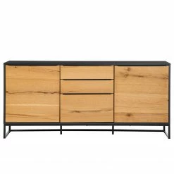 Red Living Buffet Barview I - Placage en chêne - Chêne / Anthracite -loftscape Boutique 1000218372 210420 14105500002 DETAILS P000000001000218372