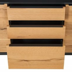 Red Living Buffet Barview I - Placage en chêne - Chêne / Anthracite -loftscape Boutique 1000218372 210420 14110300006 DETAILS P000000001000218372