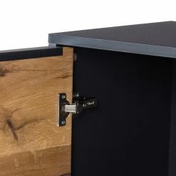 Red Living Buffet Barview I - Placage en chêne - Chêne / Anthracite -loftscape Boutique 1000218372 210420 14111000010 DETAILS P000000001000218372