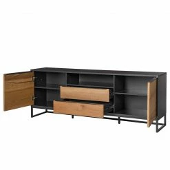 Red Living Buffet Barview II - Placage en chêne - Chêne / Anthracite 36 Red Living Buffet Barview II - Placage en chêne - Chêne / Anthracite -loftscape Boutique 1000218373 210303 09075000003 DETAILS P000000001000218373