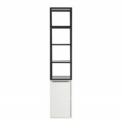Fredriks Étagère White Hall - Blanc mat / Noir -loftscape Boutique 1000218374 210121 14233200003 DETAILS P000000001000218374