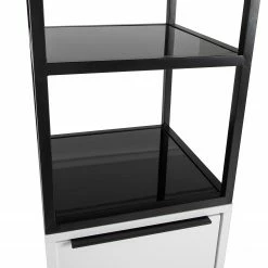 Fredriks Étagère White Hall - Blanc mat / Noir -loftscape Boutique 1000218374 210121 14233500005 DETAILS P000000001000218374