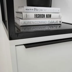 Fredriks Étagère White Hall - Blanc mat / Noir -loftscape Boutique 1000218374 210316 08014900004 DETAILS P000000001000218374