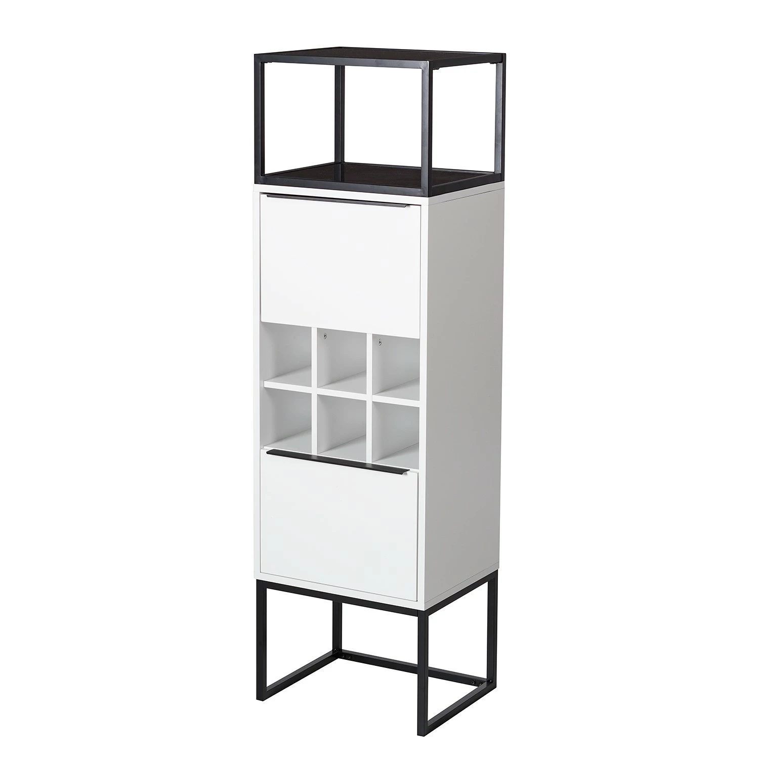 Fredriks Armoire White Hall II - Blanc mat / Noir 2 Fredriks Armoire White Hall II - Blanc mat / Noir