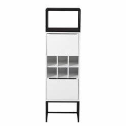 Fredriks Armoire White Hall II - Blanc mat / Noir 23 Fredriks Armoire White Hall II - Blanc mat / Noir -loftscape Boutique 1000218376 210303 09051800002 DETAILS P000000001000218376