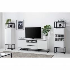 Fredriks Armoire White Hall II - Blanc mat / Noir 21 Fredriks Armoire White Hall II - Blanc mat / Noir -loftscape Boutique 1000218376 210316 08061400017 MOOD DETAILS P000000001000218376 mood