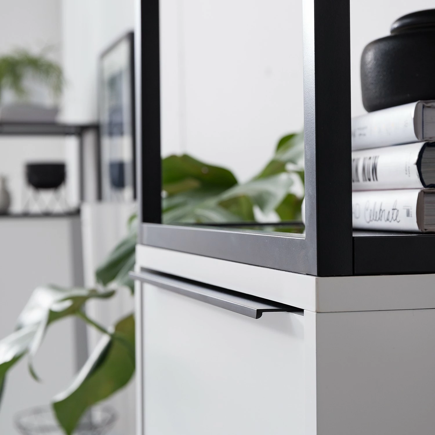 Fredriks Armoire White Hall II - Blanc mat / Noir 17 Fredriks Armoire White Hall II - Blanc mat / Noir – Image 16