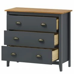 Maison Belfort Commode Rivery III - Pin massif - Anthracite -loftscape Boutique 1000218438 210128 06171100037 DETAILS P000000001000218438