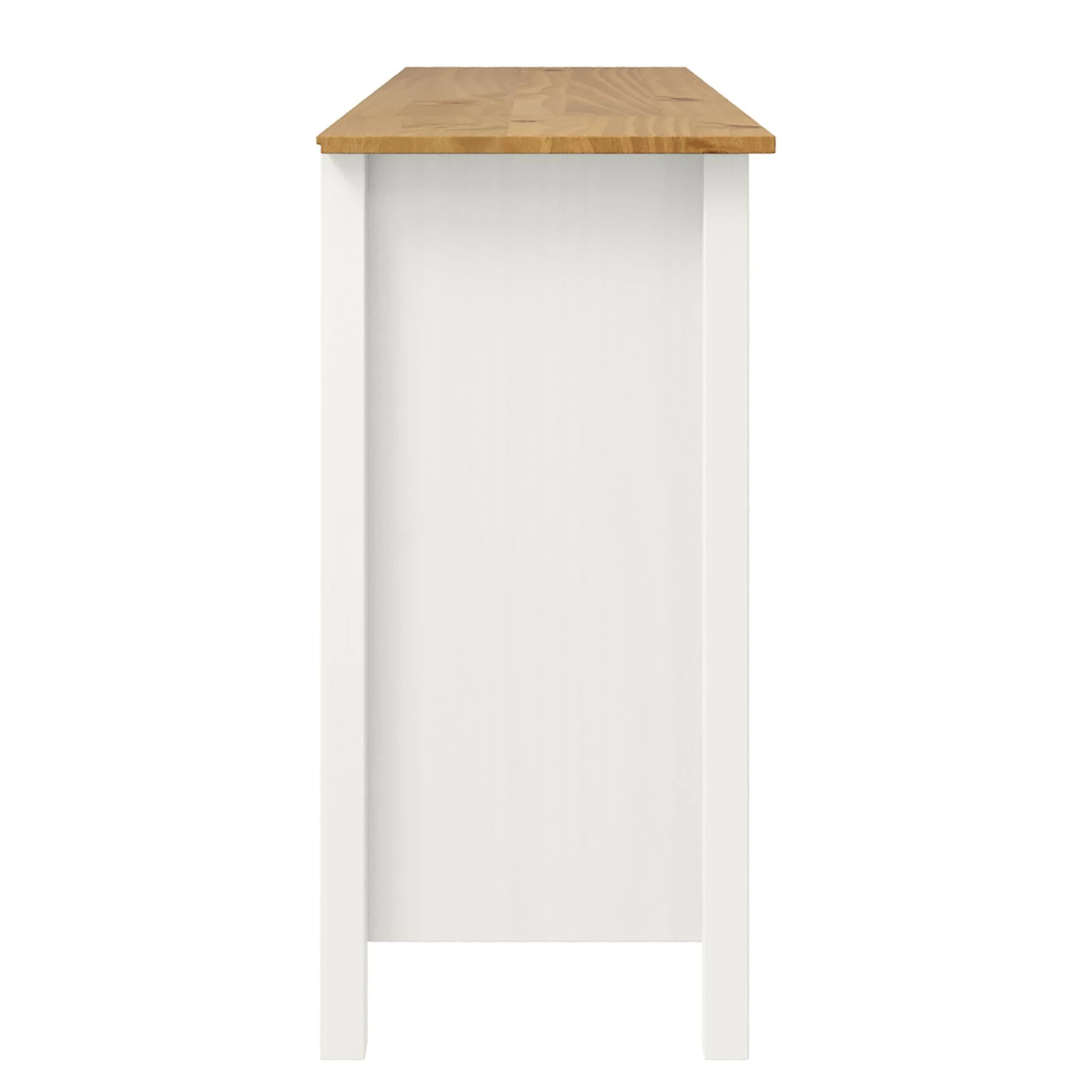 Maison Belfort Commode Rivery III - Pin massif - Blanc 6 Maison Belfort Commode Rivery III - Pin massif - Blanc – Image 4