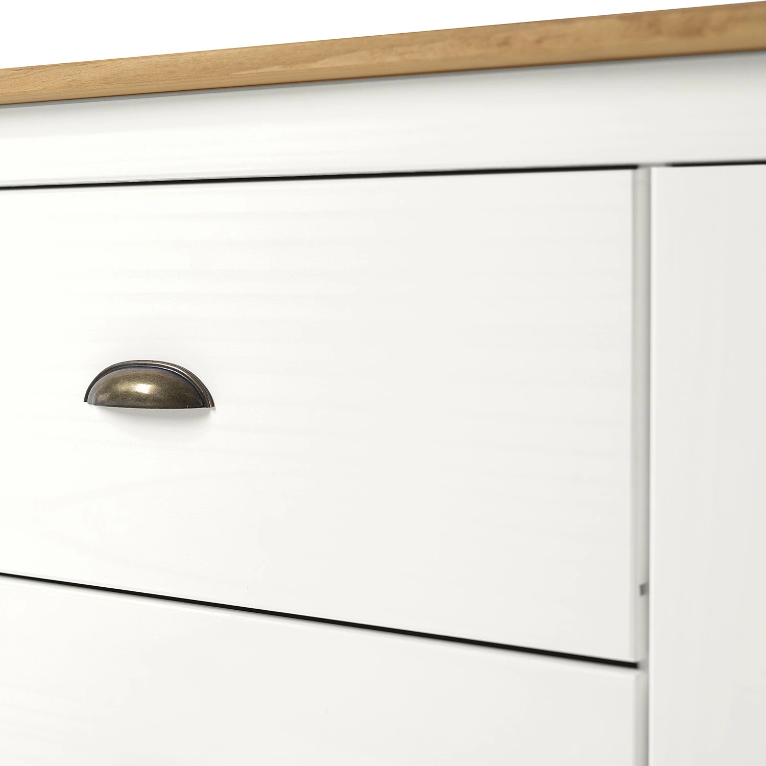 Maison Belfort Buffet Rivery III - Pin massif - Blanc 11 Maison Belfort Buffet Rivery III - Pin massif - Blanc – Image 9
