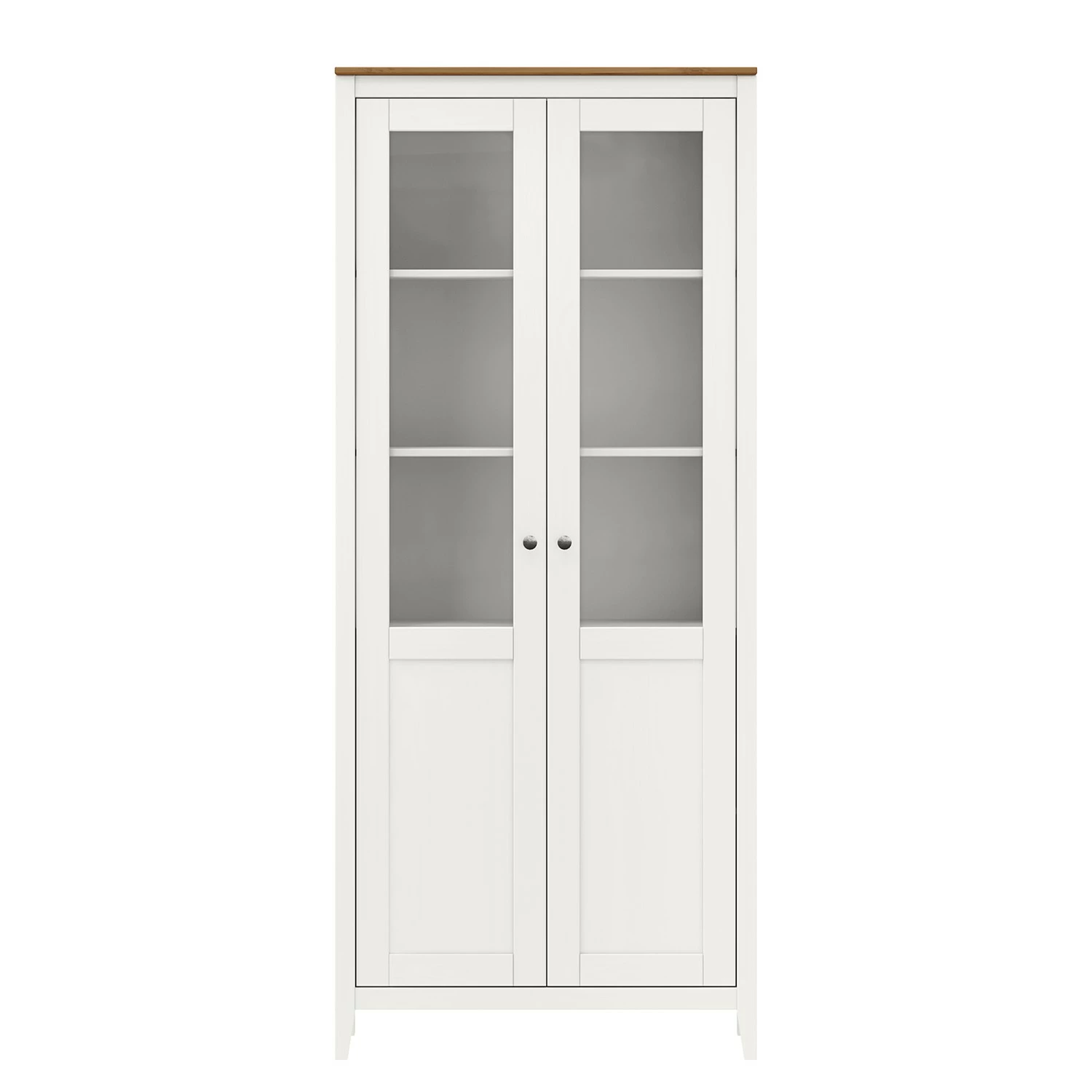 Maison Belfort Vitrine Rivery I - Pin massif - Blanc 5 Maison Belfort Vitrine Rivery I - Pin massif - Blanc – Image 3