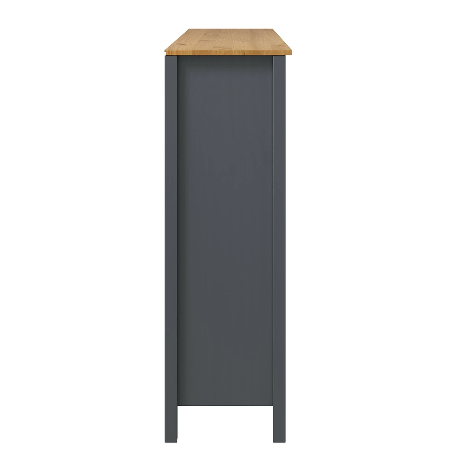 Maison Belfort Buffet Rivery IV - Pin massif - Anthracite 6 Maison Belfort Buffet Rivery IV - Pin massif - Anthracite – Image 4