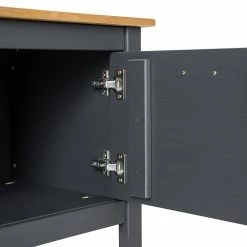 Maison Belfort Meuble TV Rivery II - Pin massif - Anthracite 20 Maison Belfort Meuble TV Rivery II - Pin massif - Anthracite -loftscape Boutique 1000218461 220620 073 DETAILS P000000001000218461