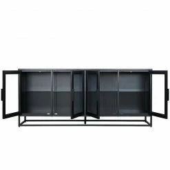 Ars manufacti Buffet Kayys - Verre / Métal - Noir -loftscape Boutique 1000219025 210121 07301900025 DETAILS P000000001000219025