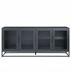 Ars manufacti Buffet Kayys - Verre / Métal - Noir -loftscape Boutique 1000219025 210121 07302200026 DETAILS P000000001000219025