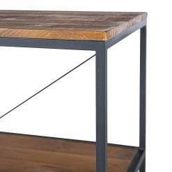 Ars manufacti Étagère Grasby I - Pin recyclé / Métal - Pin foncé / Noir -loftscape Boutique 1000219219 220303 050 DETAILS P000000001000219219