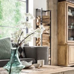 Red Living Rangement pour bois de chauffage Huntley - Métal - Noir vintage -loftscape Boutique 1000219504 200724 06293600055 MOOD DETAILS P000000001000219504 mood