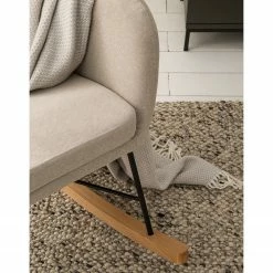 Mørteens Rocking chair Harpster - Tissu - Cappuccino -loftscape Boutique 1000219528 210205 06323400007 DETAILS P000000001000219528