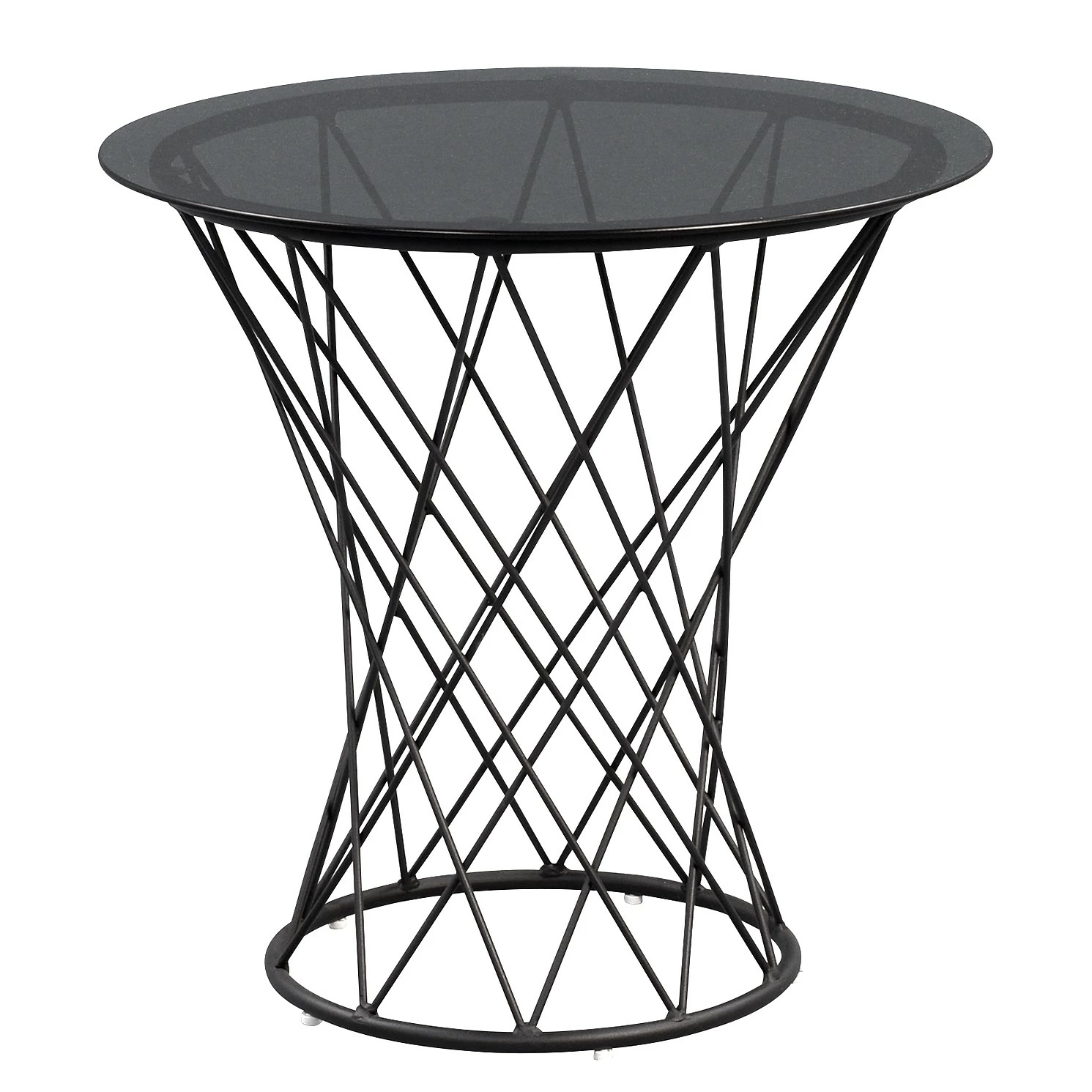 Loftscape Bout de canapé Dudley - Verre / Métal - Noir 3 Loftscape Bout de canapé Dudley - Verre / Métal - Noir