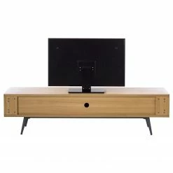 Studio Copenhagen Meuble TV Danica - Placage en bois véritable - Gris foncé mat / Frêne -loftscape Boutique 1000220429 210903 11024700084 DETAILS P000000001000220429