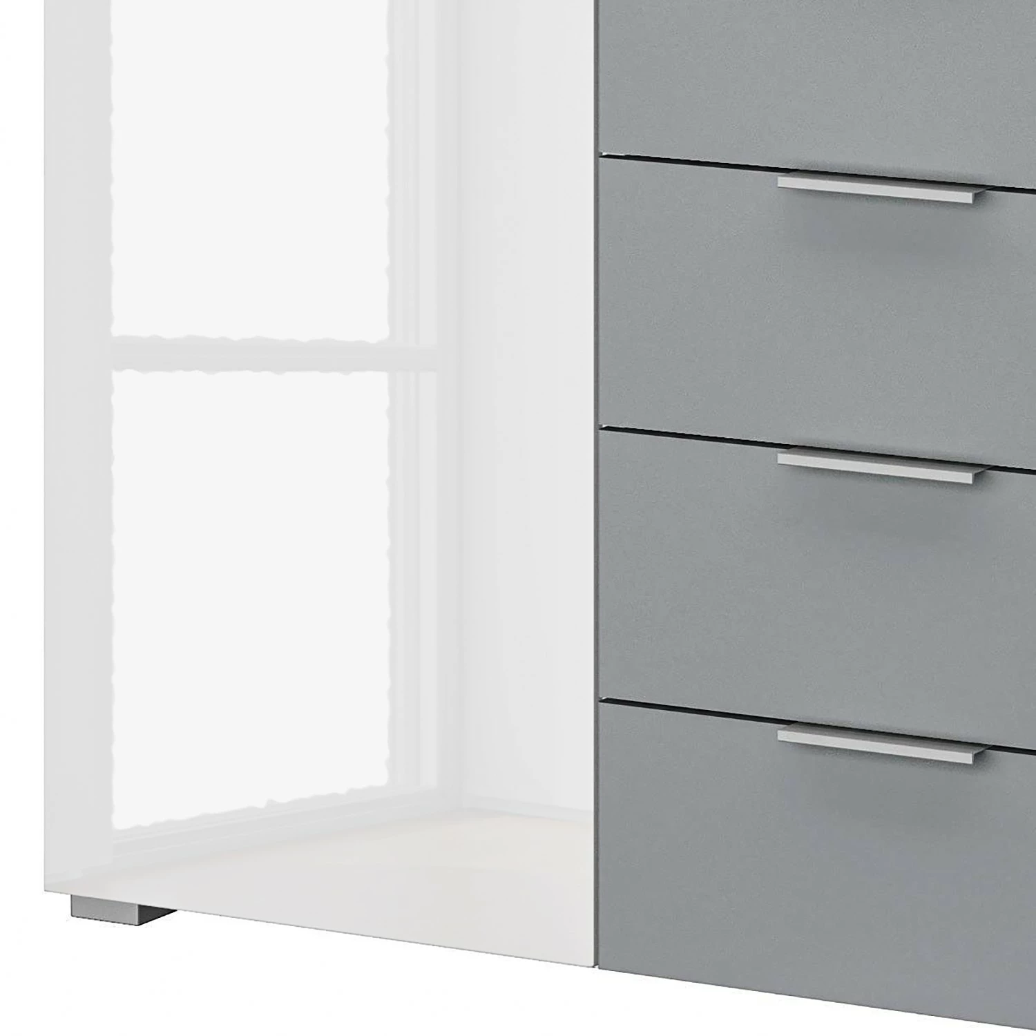 Rauch Orange Commode Bellezza III - Blanc brillant / Gris 6 Rauch Orange Commode Bellezza III - Blanc brillant / Gris – Image 4