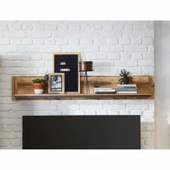 Ridgevalley Ensemble meubles TV Priay I (4 éléments) - Avec éclairage - Imitation mélèze / Graphite -loftscape Boutique 1000221767 200831 14271700002 MOOD DETAILS P000000001000221767 mood