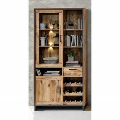 Ridgevalley Ensemble meubles TV Priay II (3 élém.) - Avec éclairage - Imitation mélèze / Graphite -loftscape Boutique 1000221768 200831 14271800018 MOOD DETAILS P000000001000221768 mood