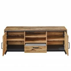 Ridgevalley Ensemble meubles TV Priay III (4 élém.) - Avec éclairage - Imitation mélèze / Graphite -loftscape Boutique 1000221769 200831 14271800040 DETAILS P000000001000221769