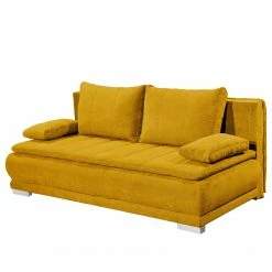 Fredriks Canapé convertible Redhill - Microfibre - Microfibre Ranu: Jaune moutarde