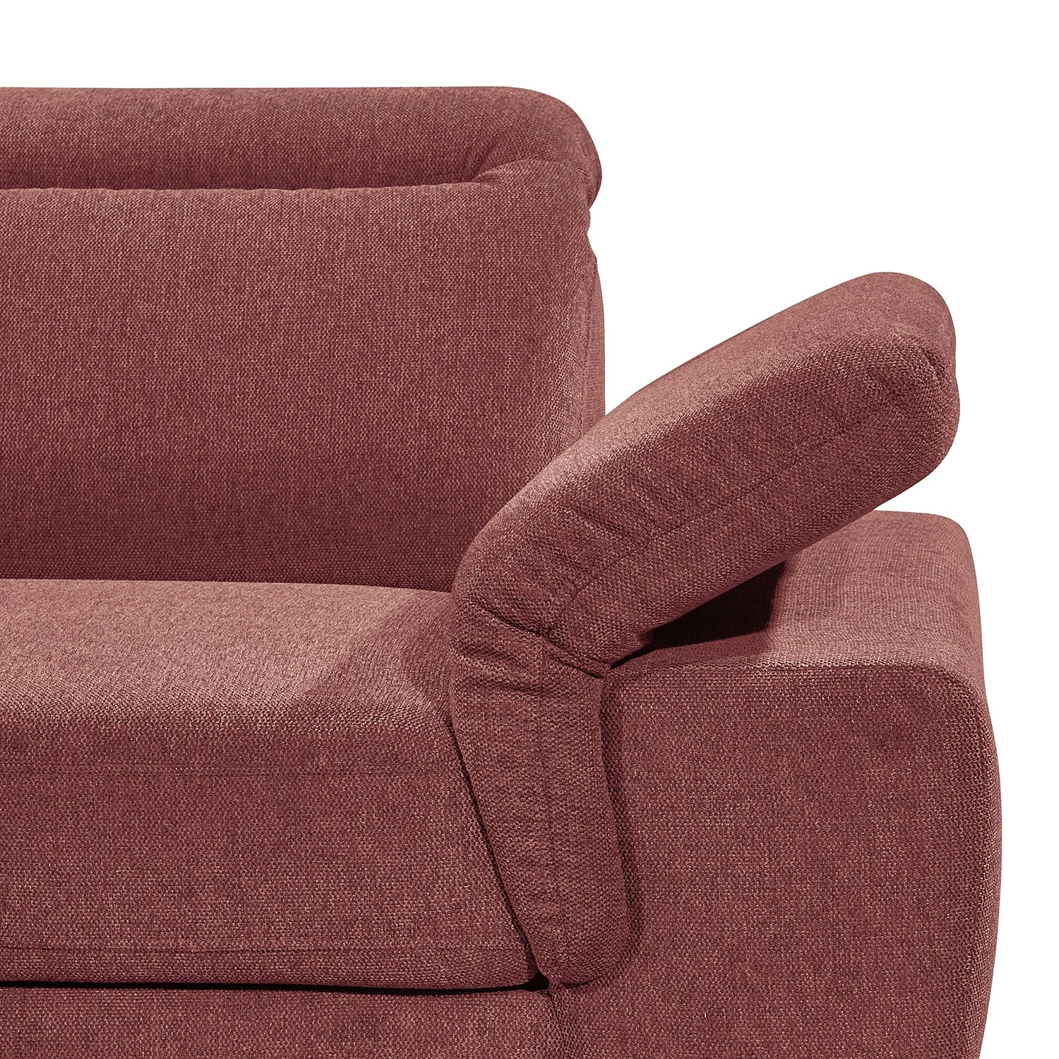 Fredriks Canapé d’angle Mayhill - Tissu - Tissu Roge: Rose vieilli - Fonction lit à gauche (vue de face) 16 Fredriks Canapé d’angle Mayhill - Tissu - Tissu Roge: Rose vieilli - Fonction lit à gauche (vue de face) – Image 14