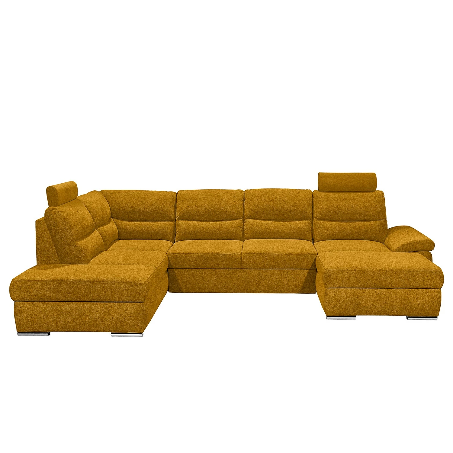 Fredriks Canapé panoramique Caldwell - Tissu - Tissu Roge: Safran - Méridienne longue à gauche (vue de face) 9 Fredriks Canapé panoramique Caldwell - Tissu - Tissu Roge: Safran - Méridienne longue à gauche (vue de face) – Image 7