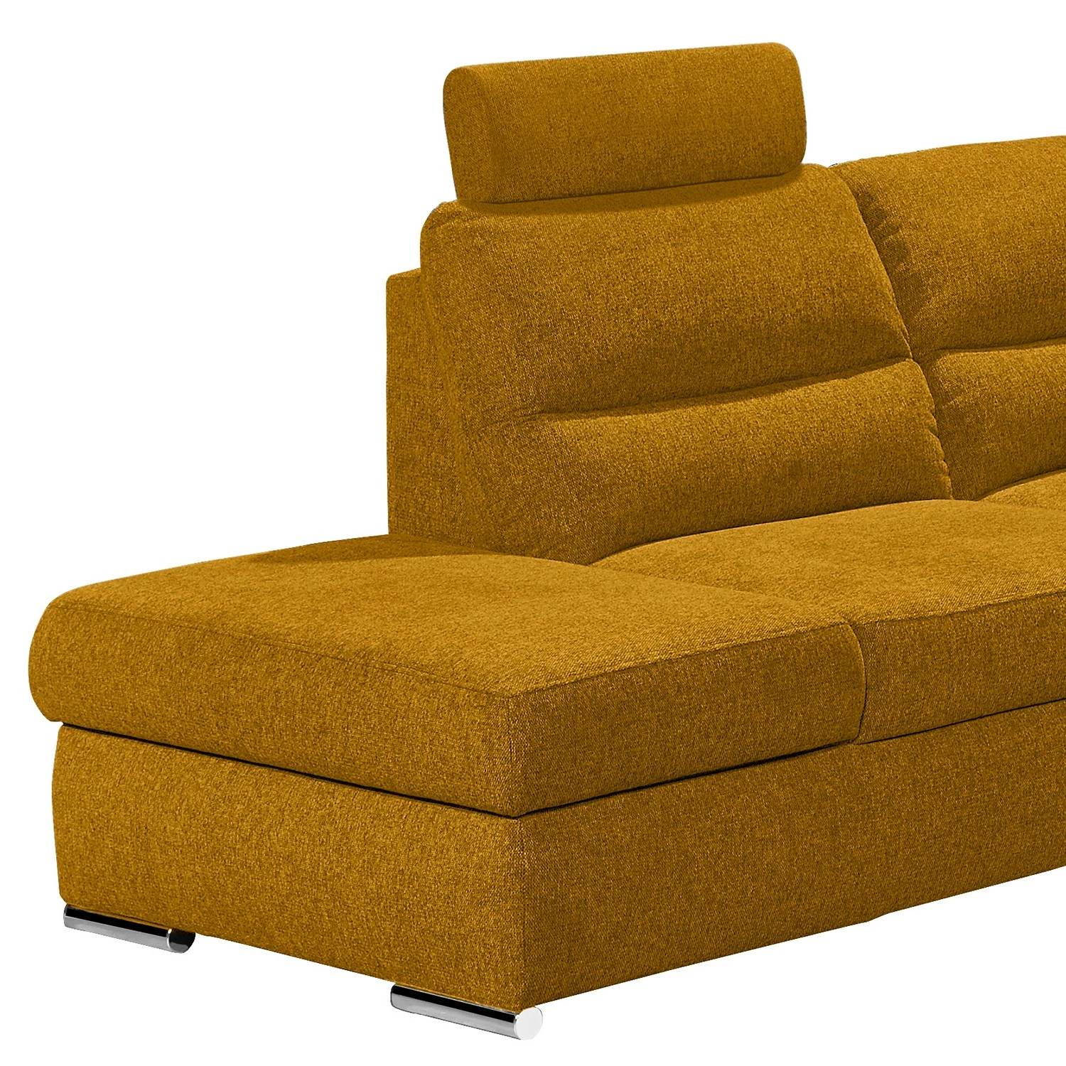 Fredriks Canapé panoramique Caldwell - Tissu - Tissu Roge: Safran - Méridienne longue à gauche (vue de face) 12 Fredriks Canapé panoramique Caldwell - Tissu - Tissu Roge: Safran - Méridienne longue à gauche (vue de face) – Image 10