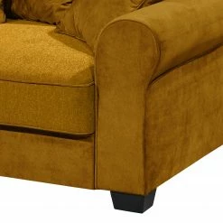 Fredriks Canapé convertible Marcola - Tissu, microfibre - Microfibre Salvo: Ocre -loftscape Boutique 1000222176 201119 09424000547 DETAILS P000000001000222176
