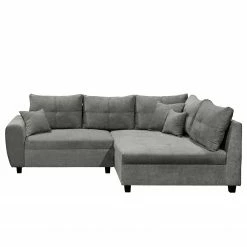 Fredriks Canapé d’angle Holton - Microfibre - Microfibre Ranu: Gris foncé - Méridienne courte à droite (vue de face) - Avec repose-pieds -loftscape Boutique 1000222242 201113 13533101203 DETAILS P000000001000222242