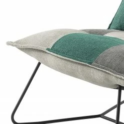 Fredriks Fauteuil Tutu - Microfibre - Microfibre Ranu Patchwork: Turquoise / Gris - Avec repose-pieds - Sans accoudoirs 19 Fredriks Fauteuil Tutu - Microfibre - Microfibre Ranu Patchwork: Turquoise / Gris - Avec repose-pieds - Sans accoudoirs -loftscape Boutique 1000222250 201113 13595901293 DETAILS P000000001000222250