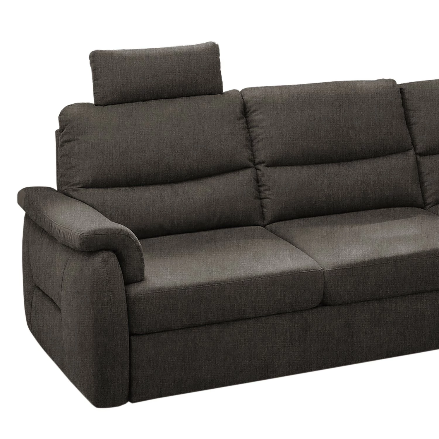 Fredriks Canapé d’angle Gladwin - Microfibre Ranu: Gris minéral - Fonction lit à gauche (vue de face) 10 Fredriks Canapé d’angle Gladwin - Microfibre Ranu: Gris minéral - Fonction lit à gauche (vue de face) – Image 8