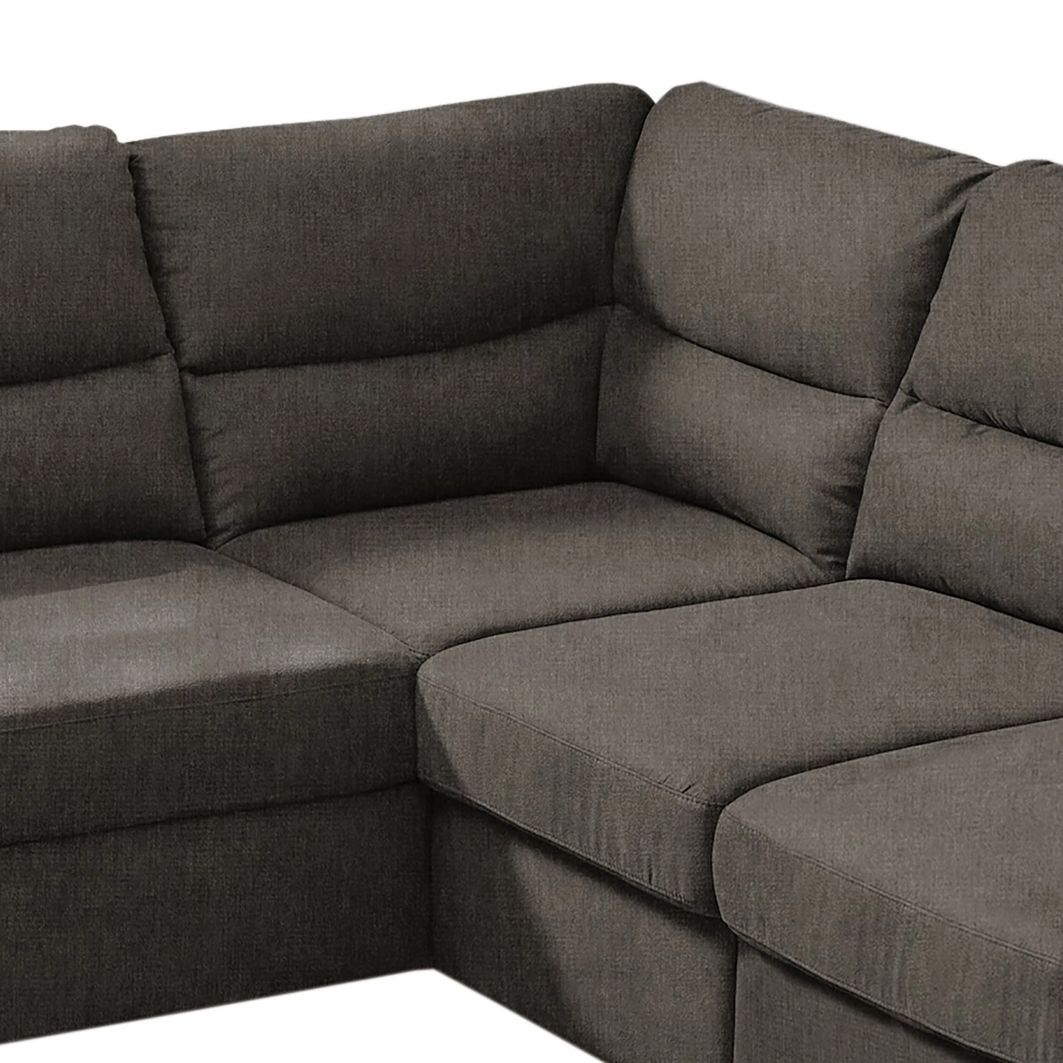 Fredriks Canapé d’angle Gladwin - Microfibre Ranu: Gris minéral - Fonction lit à gauche (vue de face) 11 Fredriks Canapé d’angle Gladwin - Microfibre Ranu: Gris minéral - Fonction lit à gauche (vue de face) – Image 9