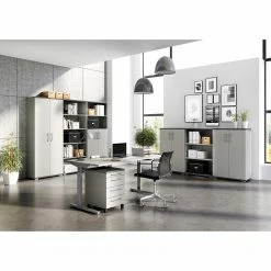 Germania Étagère de bureau GW-Profi 2.0 - Gris clair / Graphite - Hauteur : 200 cm 12 Germania Étagère de bureau GW-Profi 2.0 - Gris clair / Graphite - Hauteur : 200 cm -loftscape Boutique 1000222869 200821 11192400039 MOOD DETAILS P000000001000222869 mood