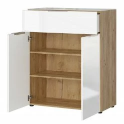 Germania Commode Oakland II - Blanc / Imitation chêne de Navarre -loftscape Boutique 1000223280 200826 06234800030 DETAILS P000000001000223280